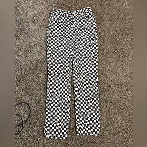Checkered jeans